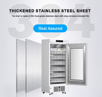 4 °C Medizinischer Blutbank-Laborkühlschrank (108L)